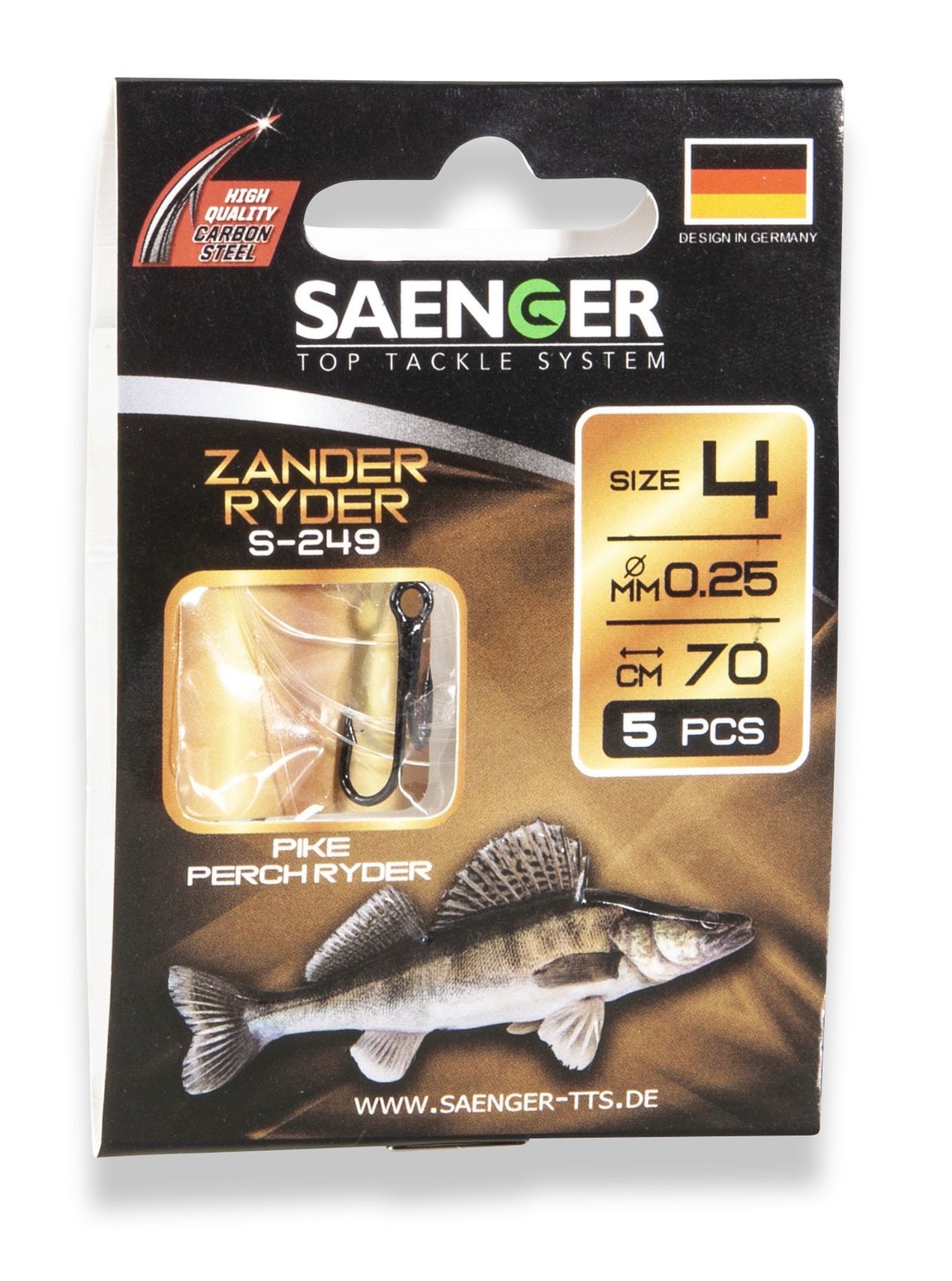 Saenger Zander Ryder S-249 70 см Райдерхакен Зандерхакен Раубфишхакен 1990₽