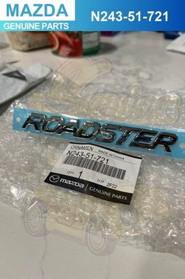 Mazda Original Neu ROADSTAR MX-5 MIATA ND5RC Heck Emblem Aufkleber Badge ''ROA...