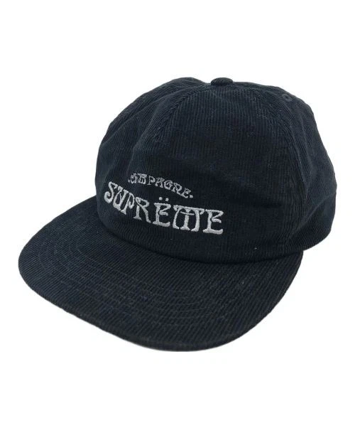 Casquette velours côtelé SUPREME