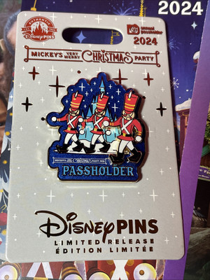 DISNEY MICKEYS VERY MERRY CHRISTMAS PARTY 2024 PIN LTD RELEASE ANNUAL PASSHOLDER
