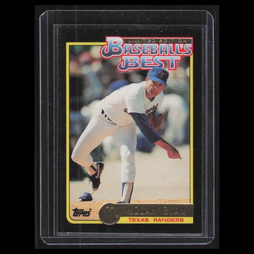 Nolan Ryan #24 1992 Topps McDonalds Baseballs Best Texas Rangers Baseball Card