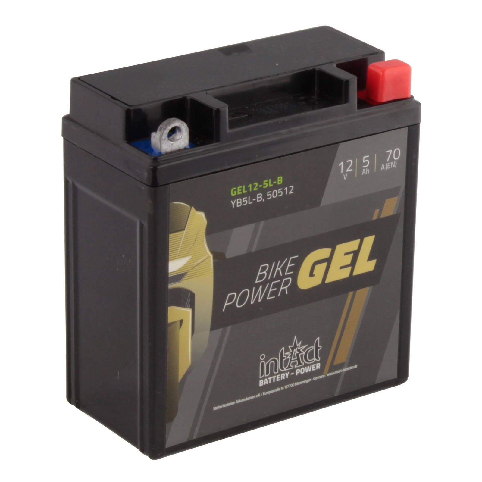 intAct Sealed Gel Battery Suitable For Yamaha XT600 Tenere 1986