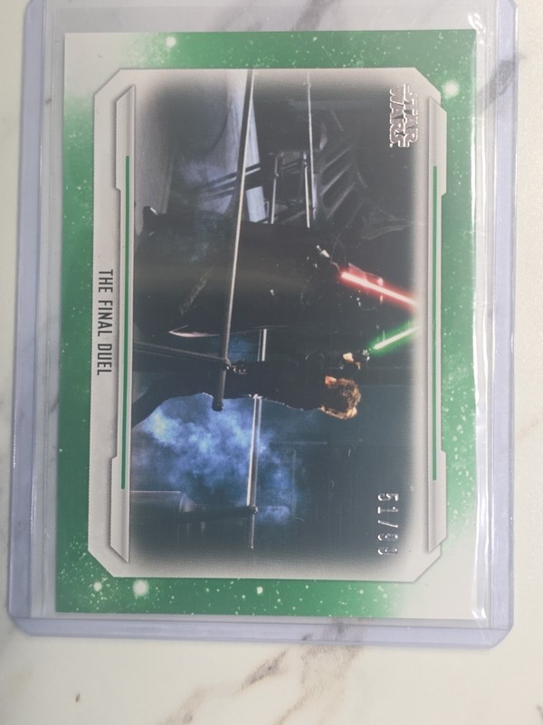 The Final Duel - 2019 Topps Star Wars Skywalker Saga #79 Green /99