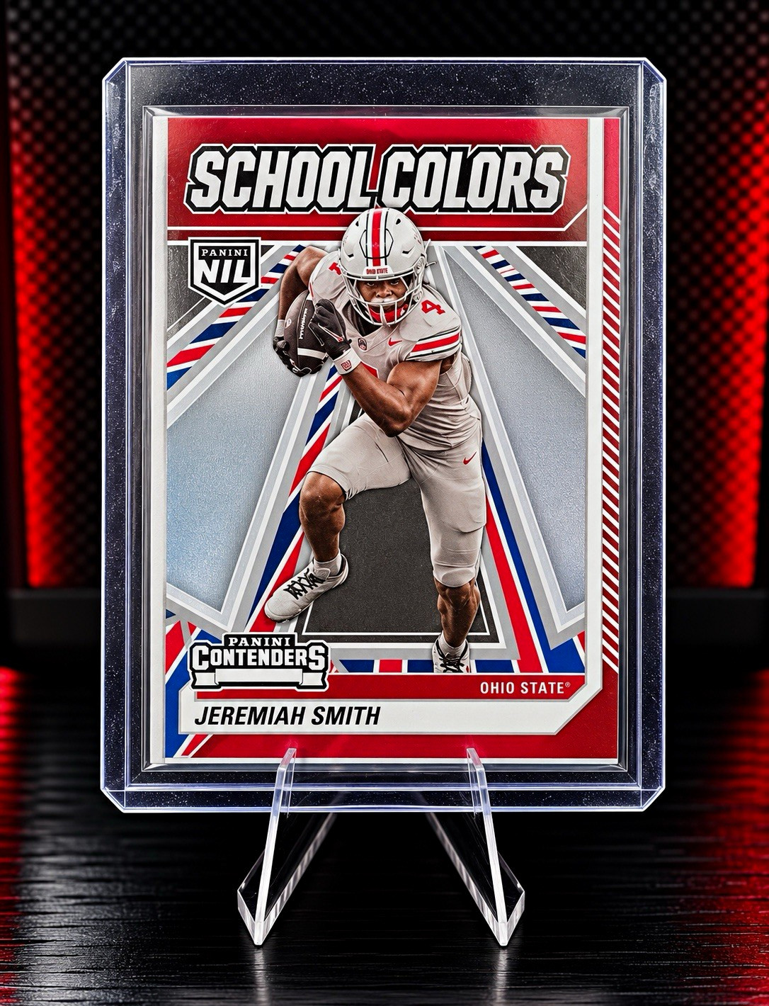 Panini 2024-25 NIL OSU Red White Blue School Colors Jeremiah Smith Insert #3
