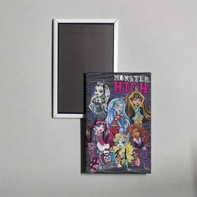 #ad Monster High Mini TV Show Poster Fridge Locker Magnet $6.98