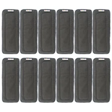 baby 12Pcs Cloth Diaper Inserts,5-Layer Inserts,Reusable Liners for Baby Cloth D