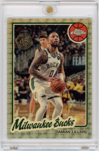 2025-26 TOPPS 1980-81 BASKETBALL CHROME #TC-DL DAMIAN LILLARD SUPERFRACTOR 1/1