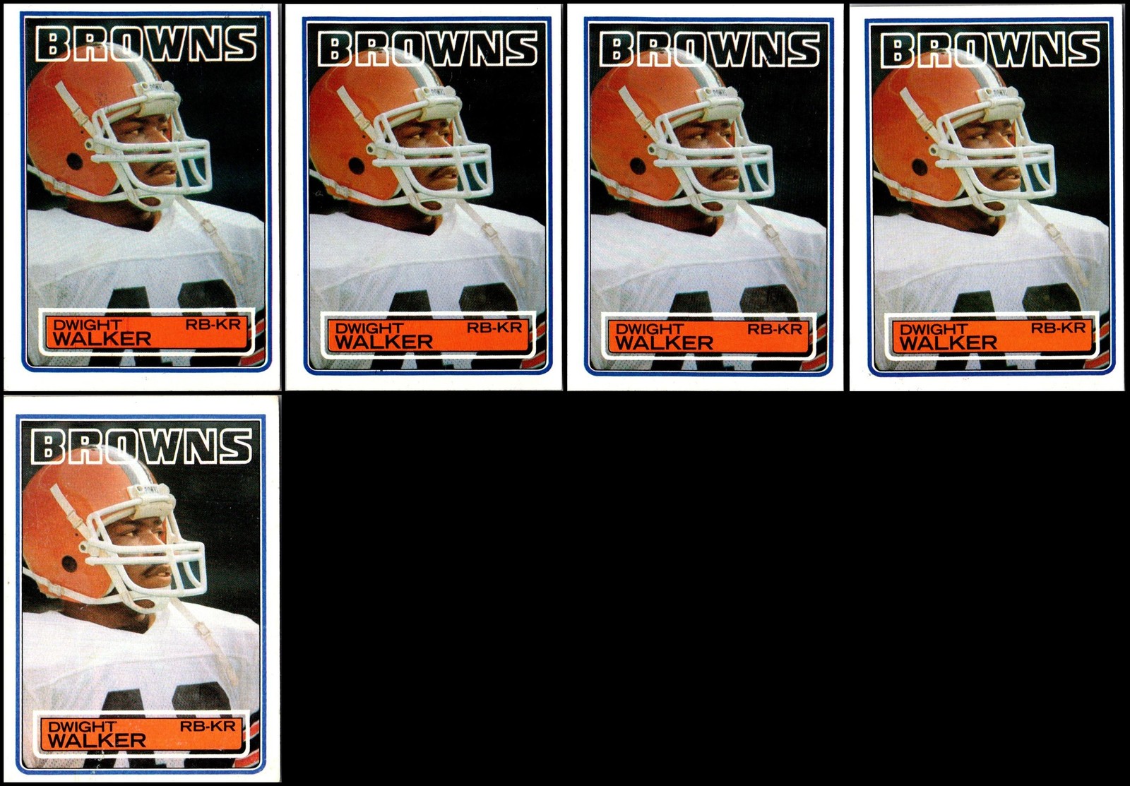Dwight Walker (5) Card Lot - Auctionliner