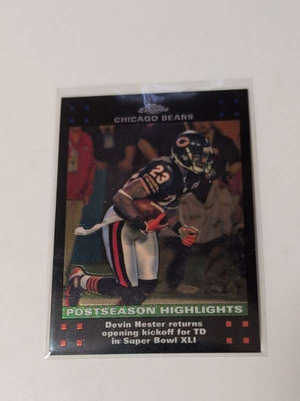 2007 Topps Chrome #TC110 Devin Hester Excellent