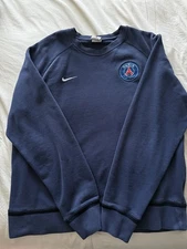 Embroidered PSG Nike Pullover Size Large