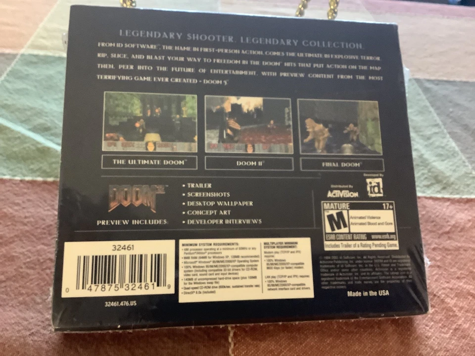 Ultimate Doom Trilogy Collector’s Edition PC Doom / Doom II / Final Brand New - Image 2 of 4