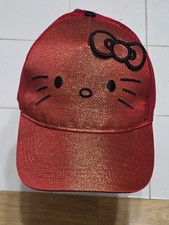New Hello Kitty Red Glittering Baseball hat