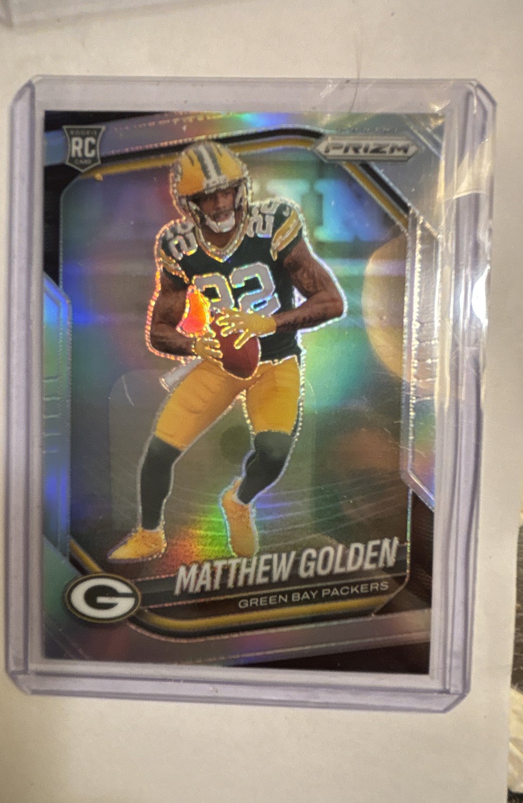 2025 Panini Prizm - Rookies Matthew Golden #326 Silver Prizm (RC)