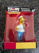 Homer Simpson candy cane ornament