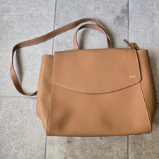 Mark and Graham Everyday Italian Leather Convertible Backpack Purse Bag