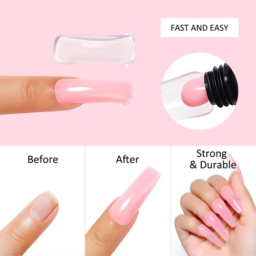 Gel Ricostruzione Unghie Acrilico per Unghie Colorati Builder Nail - Foto 12 di 12
