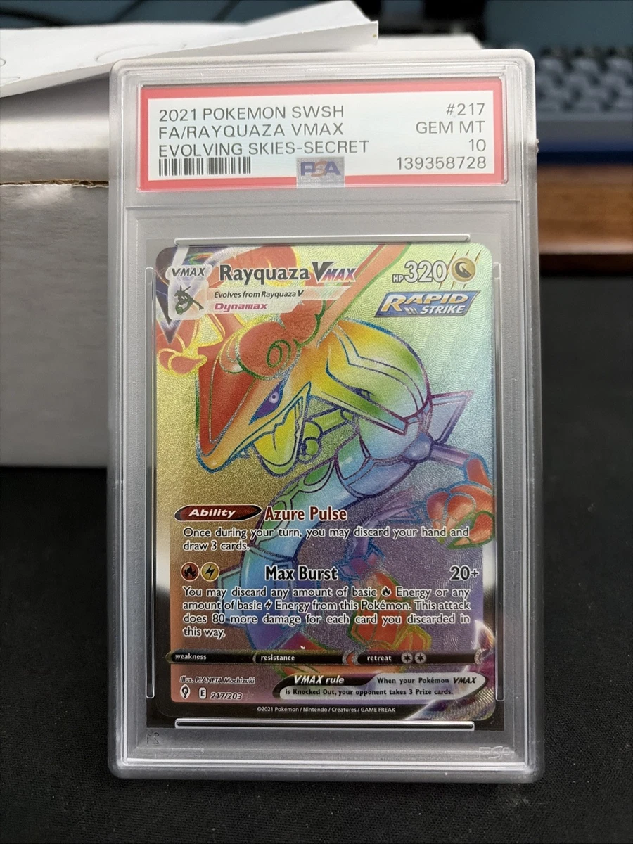 Rayquaza Pokémon TCG Professional Sports Authenticator (PSA) Grade