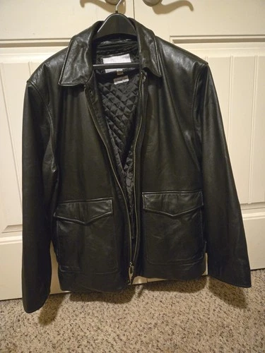 1990's Vintage Wilsons Leather M. Julian Size L Leather Bomber Jacker - product listing photo