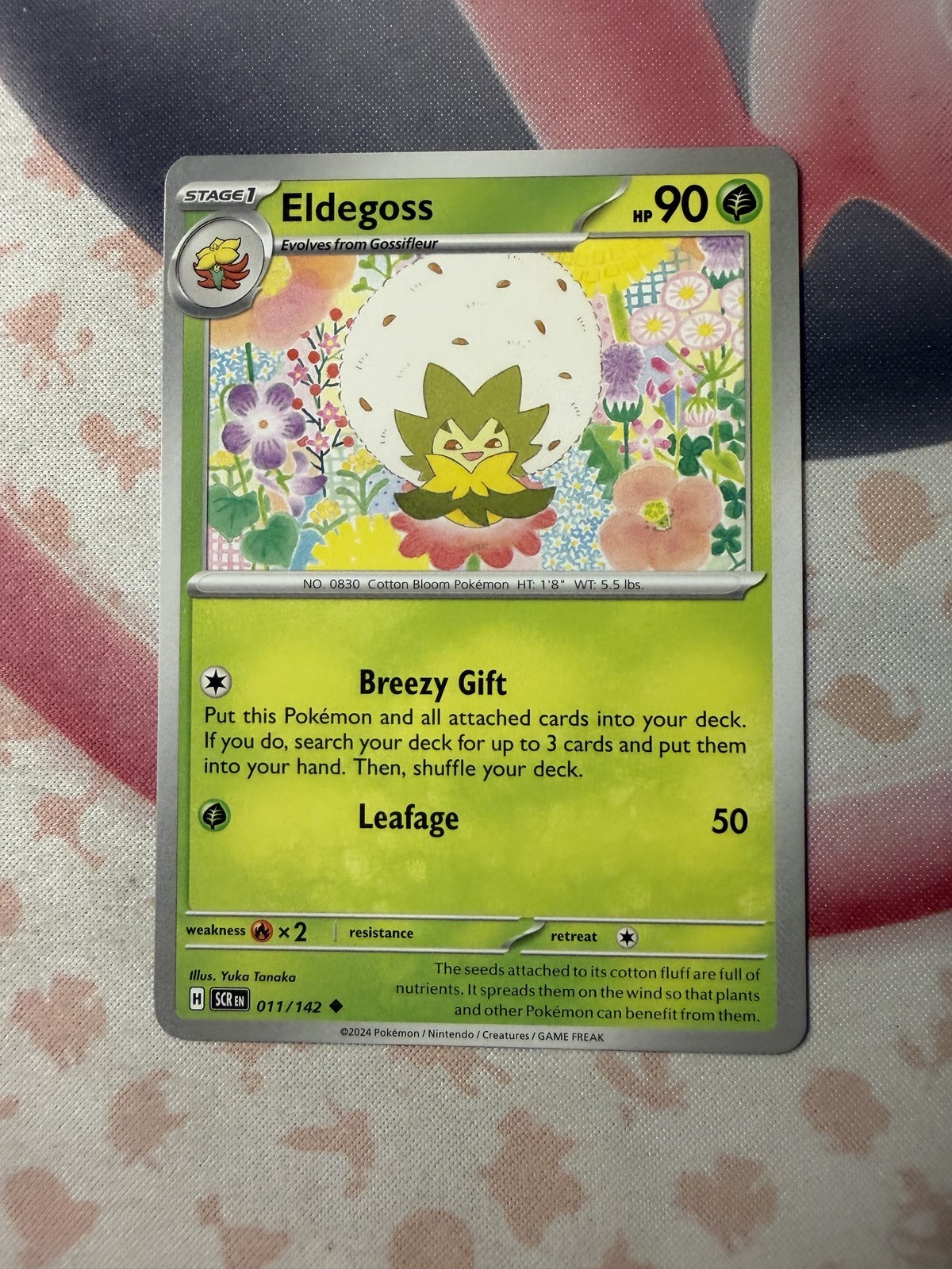 Eldegoss Uncommon SV07: Stellar Crown 011/142 NM English