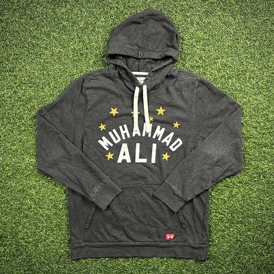 2015 Under Armor Roots of Fight Hoodie Sweatshirt Muhammad Ali Great M  Loose