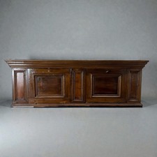 Antico Mobile pensile a sospensione in stile rustico a 2 ante epoca 800 italiano