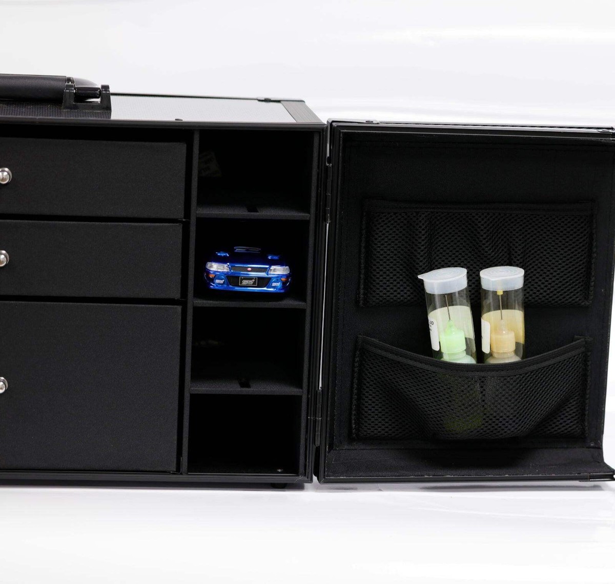 PowerHobby Kyosho Mini-Z 1/28 Car Pit Box Aluminum Case PitBox
