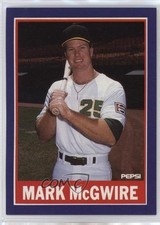 1989 Pepsi Mark McGwire Mark McGwire #7-12 0ot5