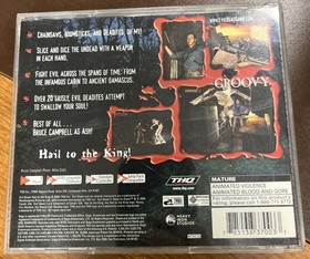 Evil Dead: Hail to the King Dreamcast Complete CIB Mature bruce campbell raimi