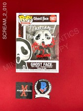 Timothy Olyphant Laurie Metcalf dual signed Ghostface Funko Pop#1607 Scream 2