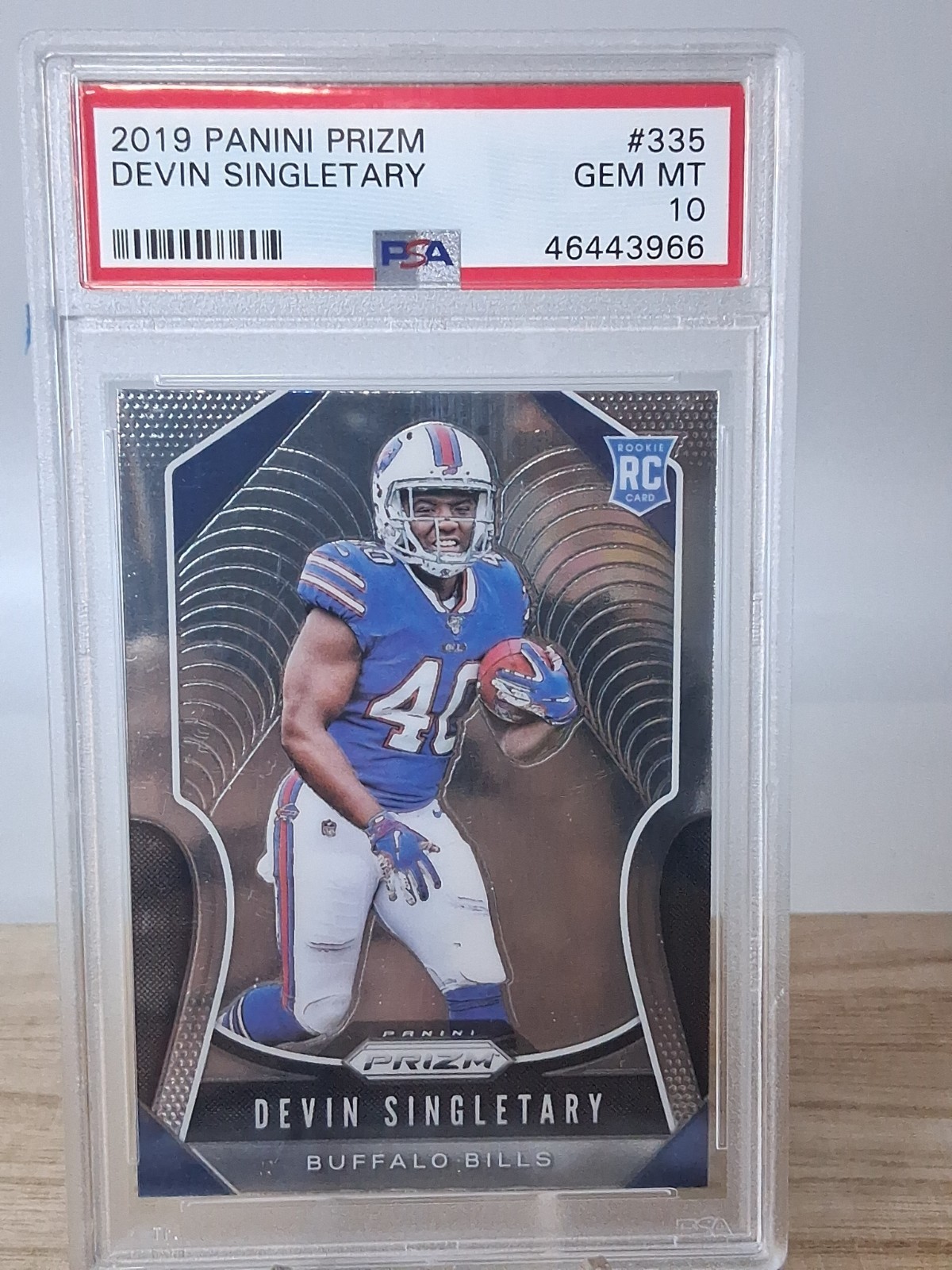 Devin Singletary Panini Prizm #335 Base