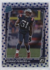 2021 Panini Donruss Optic Rated Rookie Stars Prizm Ronnie Perkins #283 0wp8