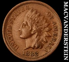 1882 Indian Head Cent - Scarce  Better Date  No Reserve  #K2590