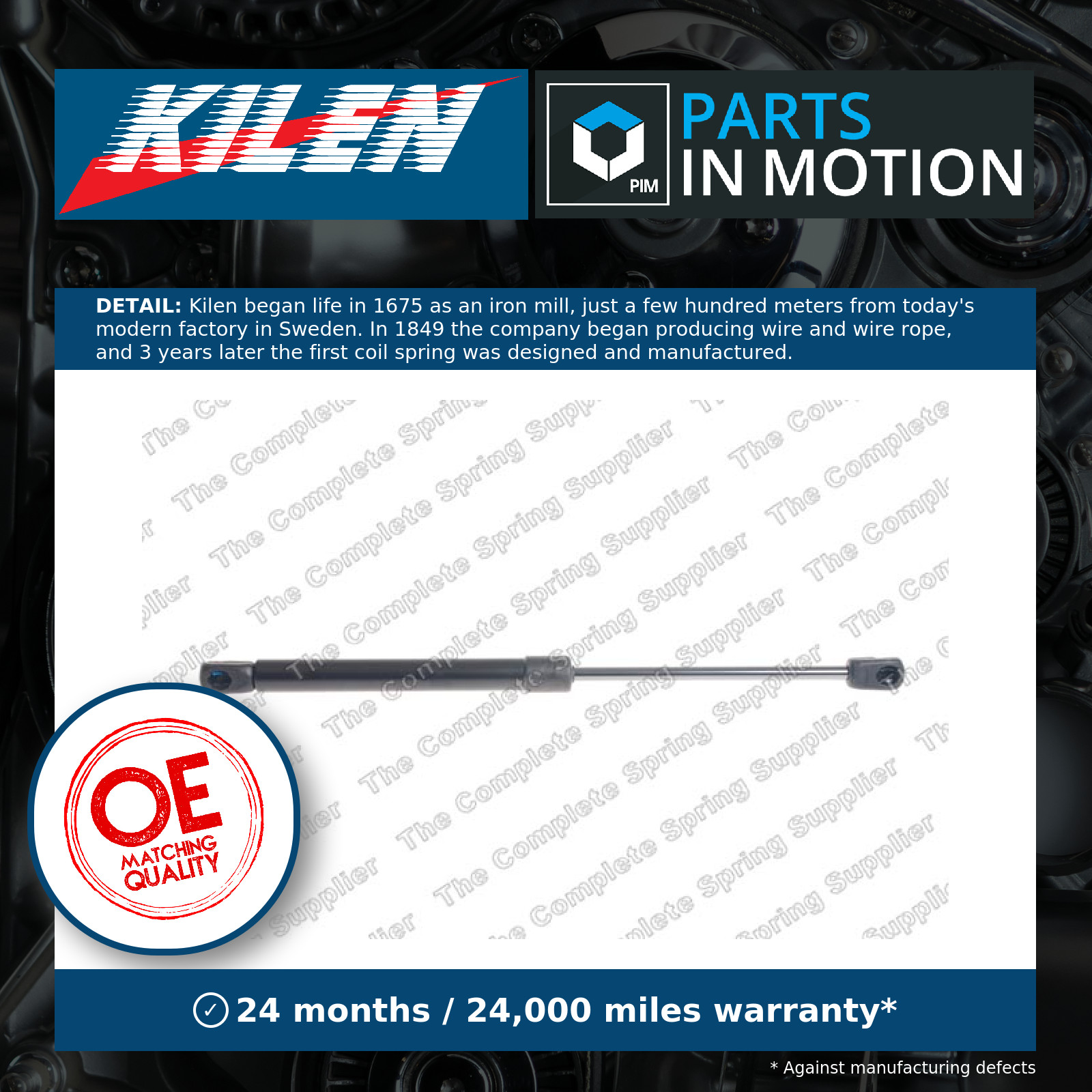 Bonnet Gas Strut fits LAND ROVER DISCOVERY SPORT L550 1.5 2020 on PT153 Spring