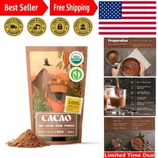 Organic 35oz Cacao Powder – Unsweetened, Non-Alkalized, Pure Chocolate Bliss