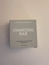 New In Box Beachweaver Co. Charcoal Shampoo Bar Cleansing & Clarifying Vegan