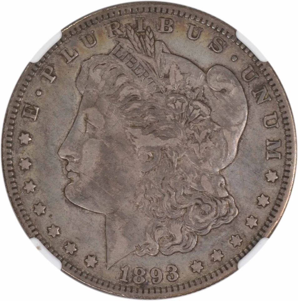 1893-O Morgan Silver Dollar VF35 NGC - Image 3 of 4