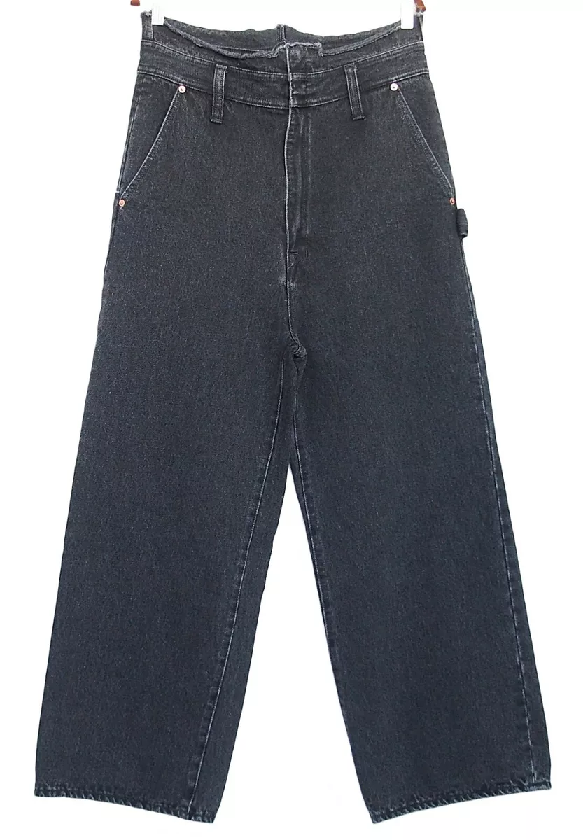 DOUBLET Japan Men's Jeans Silk Denim Pant Cut Off Jump Suit Size M