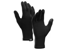 Arc'teryx L47833 Unisex Black Gothic Liner Gloves Size M