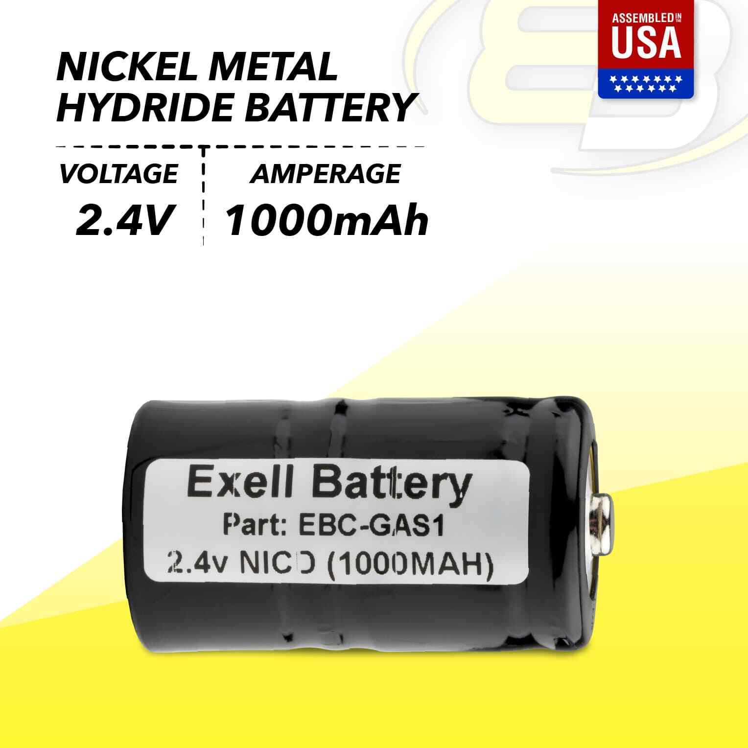 2PK 2.4V 1000mAh NICD HICAPACITY Battery for TIF 8800 Combustible Gas Detector eBay