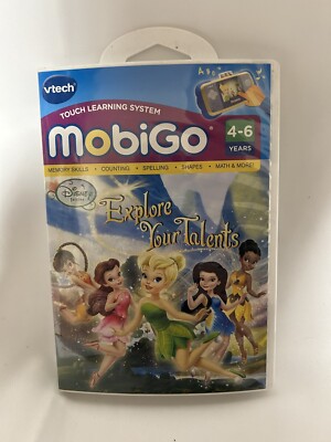 MobiGo Disney Fairies Explore your Talents 4-6 Years Old Vtech Game
