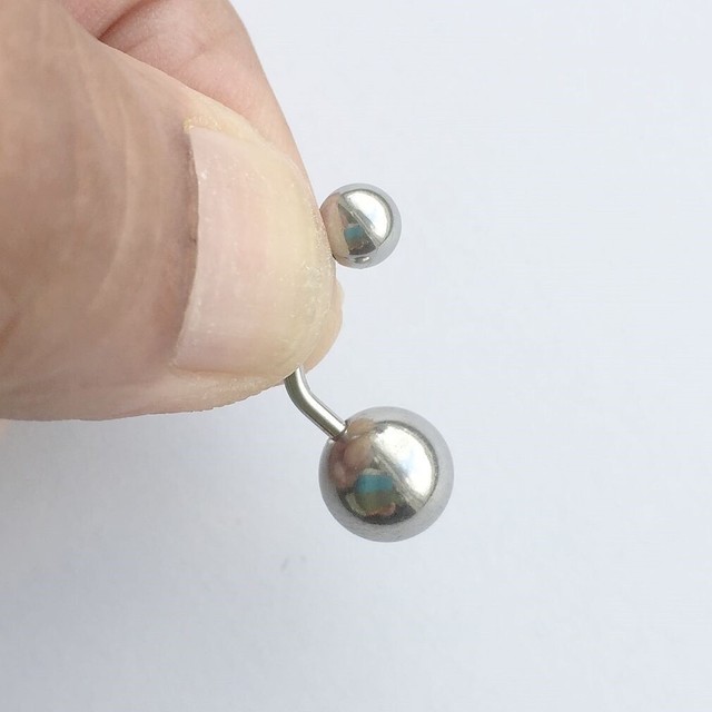 CUSTOM SIZED 14 gauge Christina Piercing Barbell. eBay