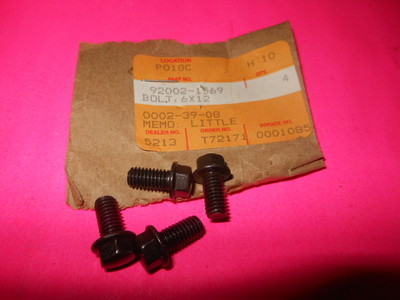 NOS OEM Kawasaki ZX900 ZX600 ZX750 BOLT QTY4 92002-1569 | eBay