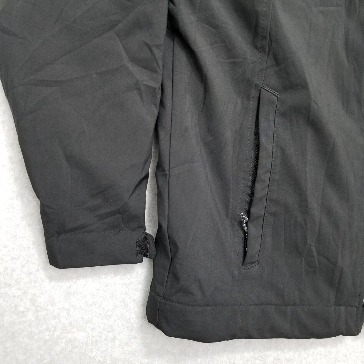 Elevate Jacket Mens Medium Black Pockets Full Zip Outdoor