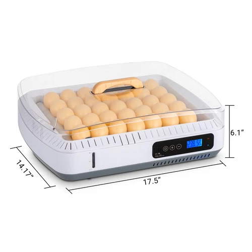 35Eggs Automatic Egg Incubator Digital Temperature Humidity Control Turn Water - Picture 11 of 12