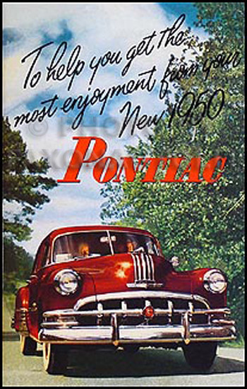 1950 Pontiac Owner Manuell Star Chief Chieftain Streamiler Silber Catalina-image