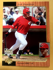 Josh Hamilton 2007 Upper Deck SP Rookie Edition Base Card 256 Reds  RC