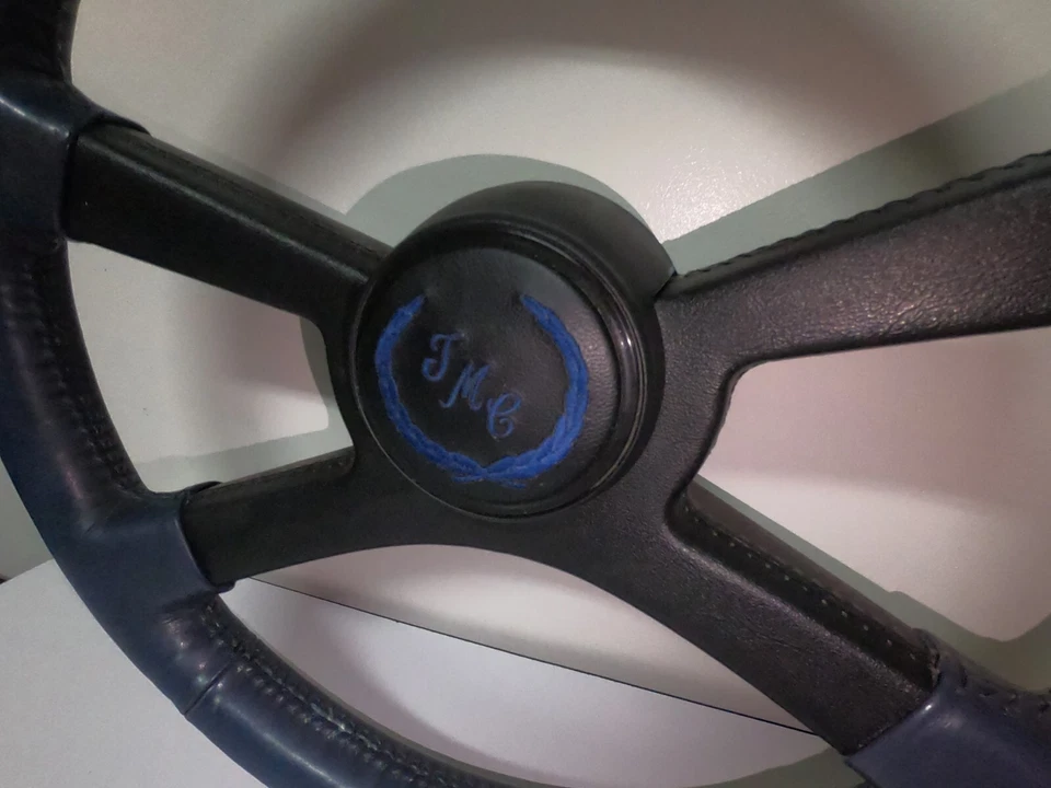 (1988-1994) GMC Chevy C/K 1500 2500 Truck Tahoe Suburban BLUE EMBROIDERED WHEEL - Image 2 of 4