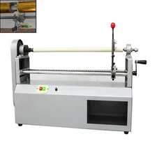 Electric Hot Foil Paper Cutter Stamping Embossing Roll Slitter 26.7" Length 110V