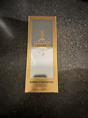 Paco Rabanne 1 Million Lucky Sealed New in Box 6.8 OZ Discontinued