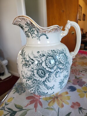 Antique Maddocks Lamberton Works Royal Porcelain Large Floral